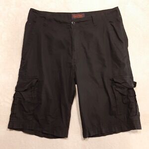 Wearfirst Mens Lightweight Cargo Shorts Sz.32x10.5/Black/Outdoor/Hiking/Long Leg